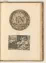 Druckgrafiken von und nach Ludovico und Annibale Carracci, Trunkener Silen mit Satyr in einem K…
