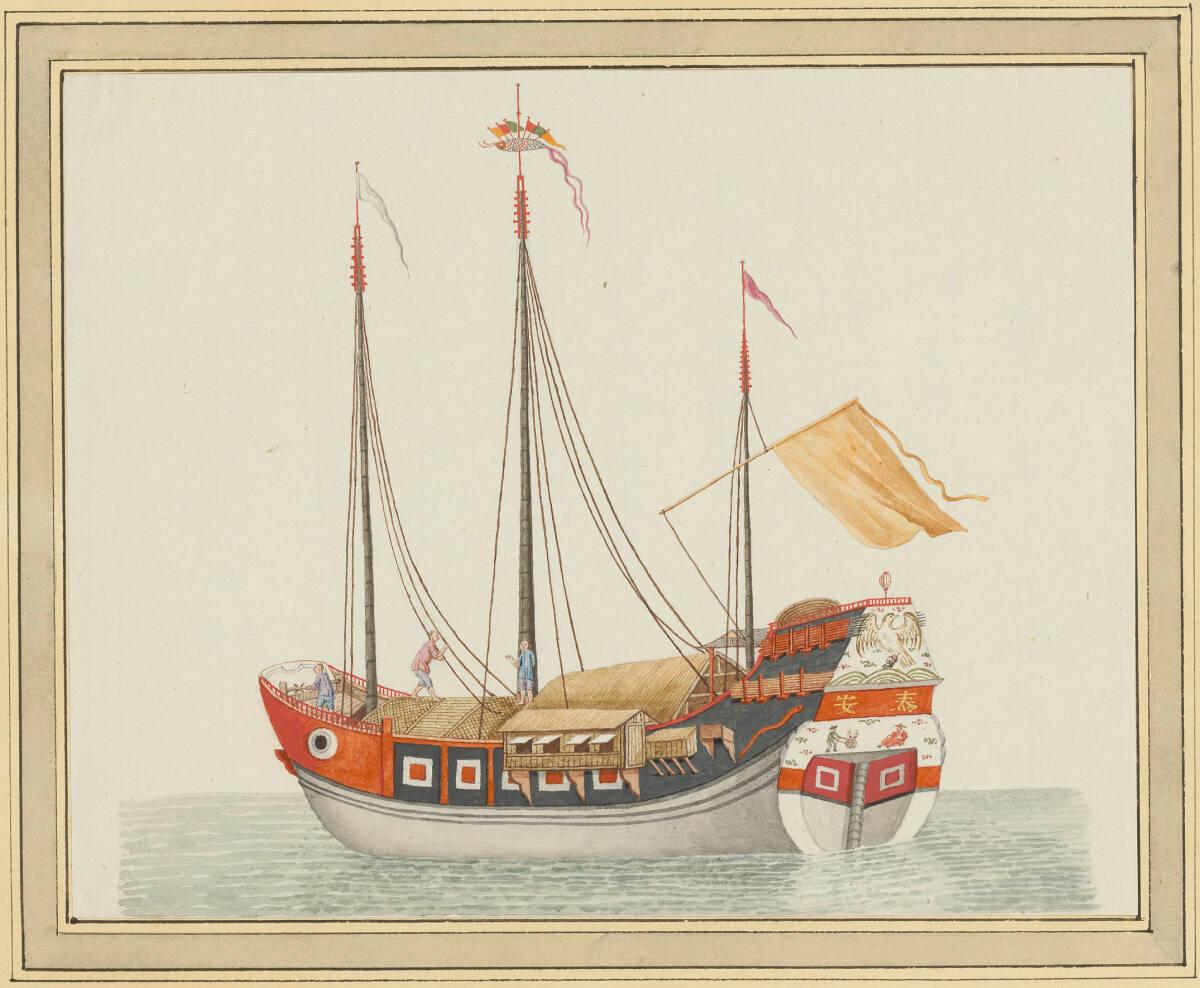 Anonym, Chinesisches Schiff, Inv. Nr.: 13891
