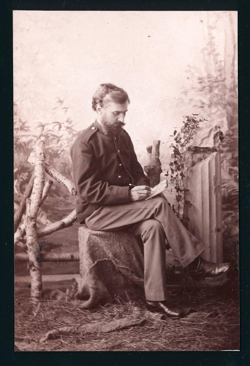 Ludwig David, Atelierporträt eines Militärs, Inv. Nr.: FotoGLV2000/6239