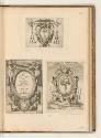 Druckgrafiken von und nach Agostino Carracci, Wappen; Titelblatt, Inv. Nr.: HB36(2), HB36(2)/10…
