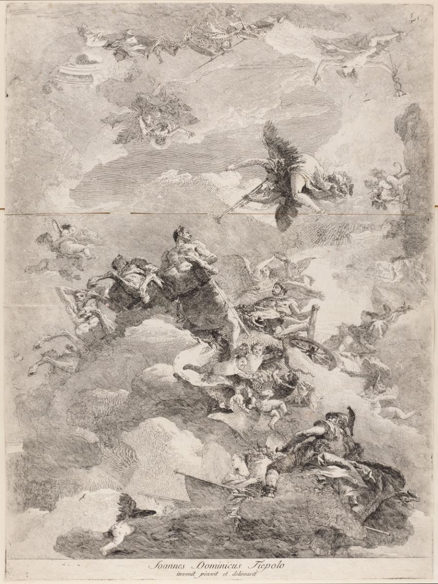Giovanni Battista Tiepolo, Der Triumph des Herkules, Inv. Nr.: It/III/24/50