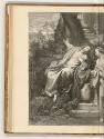 Druckgrafiken nach Annibale und Agostino Carracci, Christus und die Samariterin am Brunnen (lin…