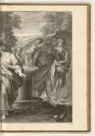 Druckgrafiken nach Annibale und Agostino Carracci, Christus und die Samariterin am Brunnen (rec…