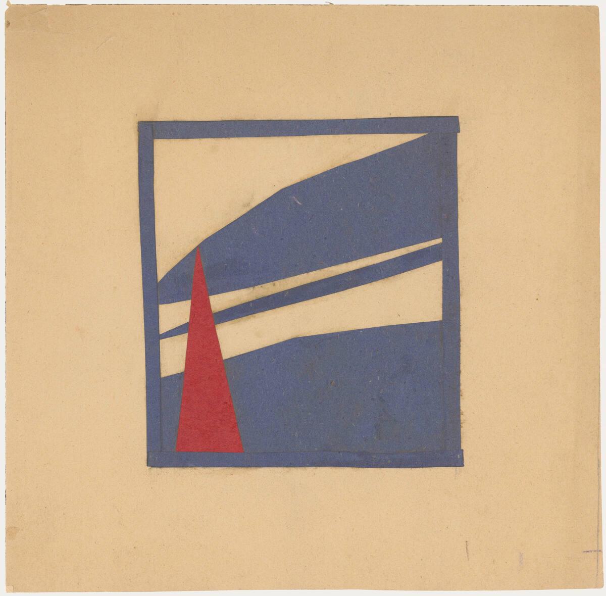 Lilith Lang, Abstrakte Farbkomposition, Inv. Nr.: OKA10