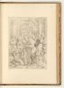 Druckgrafiken nach Werken von Annibale und Agostino Carracci, Hieronymus erhält die Sterbekommu…