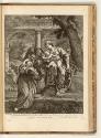 Druckgrafiken nach Werken von Annibale und Agostino Carracci, Maria mit Kind erscheint Franz vo…