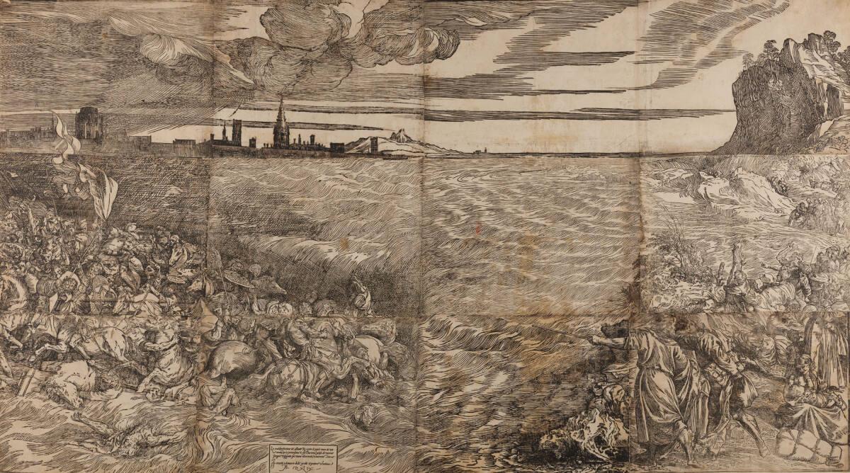 Tiziano Vecellio, gen. Tizian, Der Untergang der Armee des Pharao im Roten Meer, Inv. Nr.: DG19…