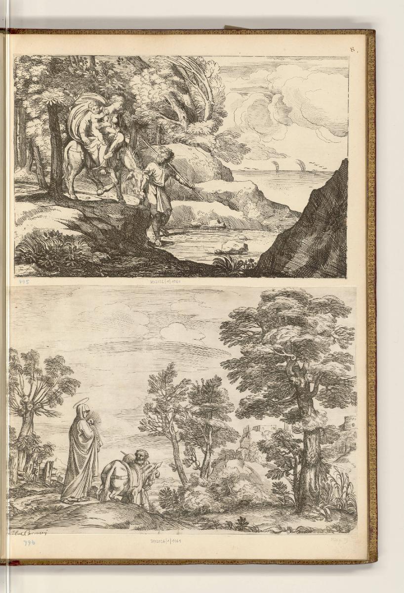 Landschaft mit Flucht nach Ägypten, Inv. Nr.: HB36(7)/8