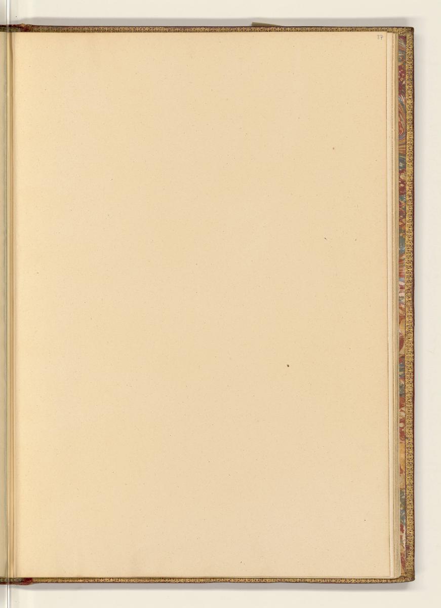 Leerseite, Inv. Nr.: HB36(7)/87