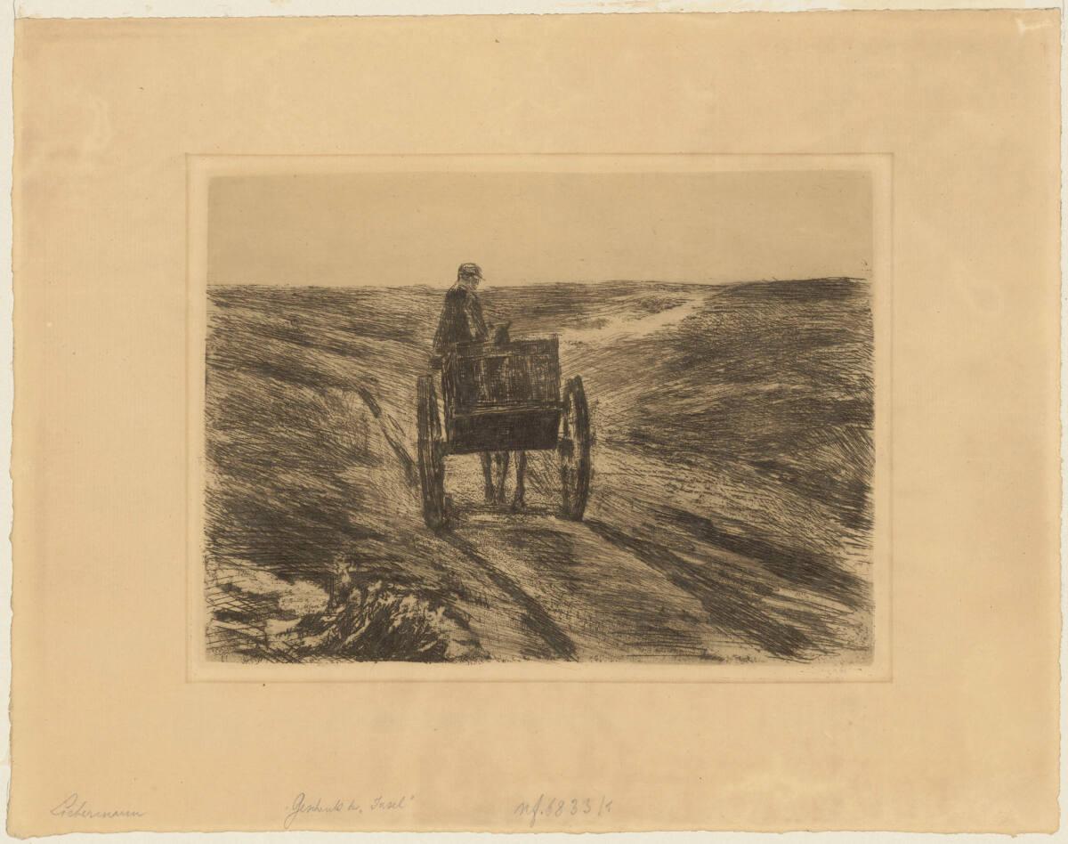 Max Liebermann, Karre in den Dünen, Inv. Nr.: DGNF6833/1