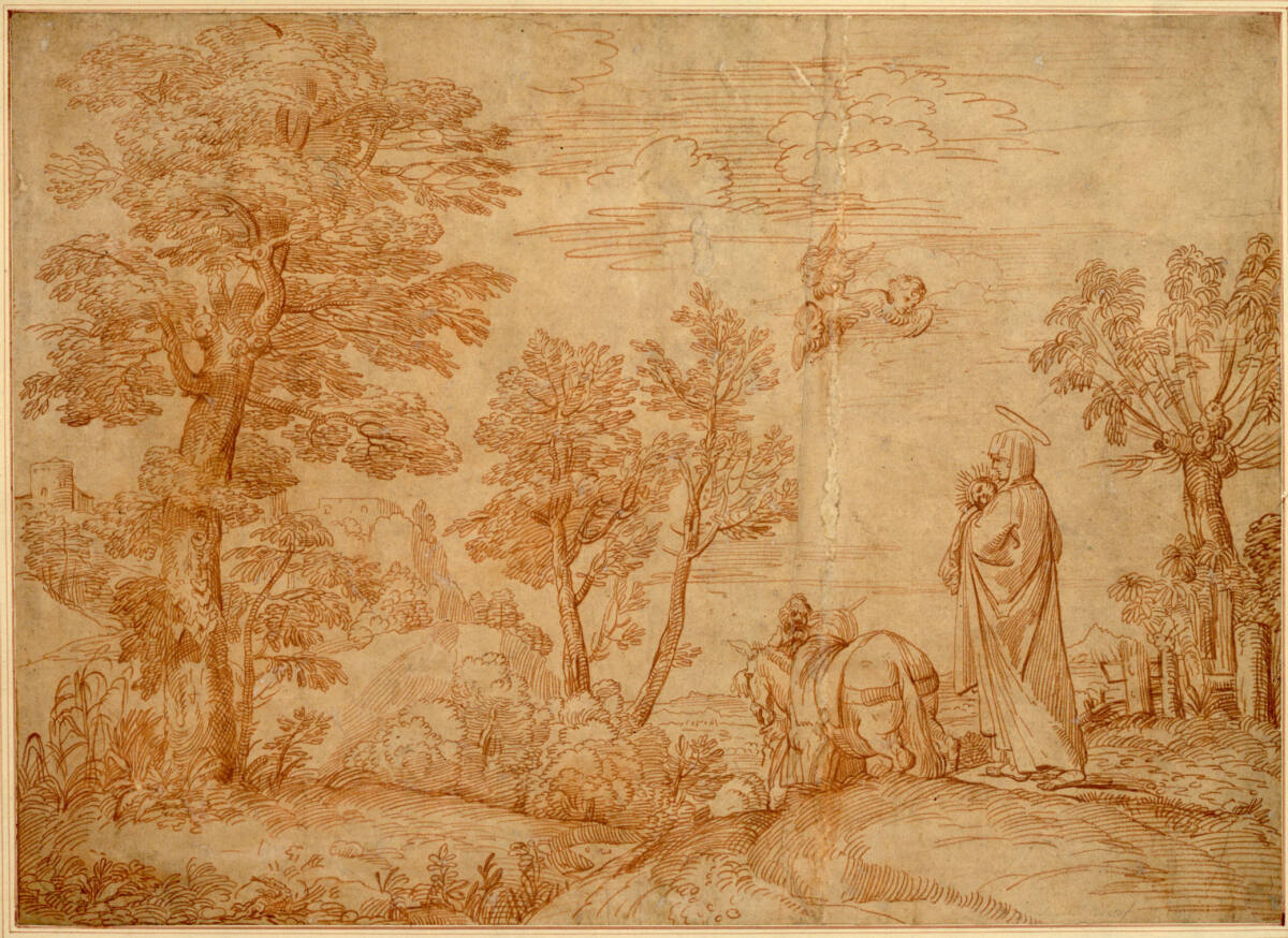 Landschaft mit der Flucht nach Ägypten