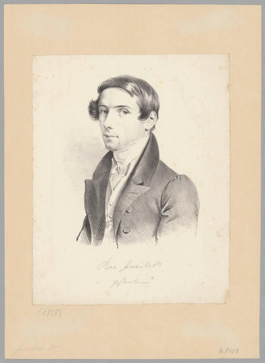 Josef Kriehuber, Cajetan Freiherr von Juritsch (1806-1853) [Porträt], Inv. Nr.: DG2026/2/55