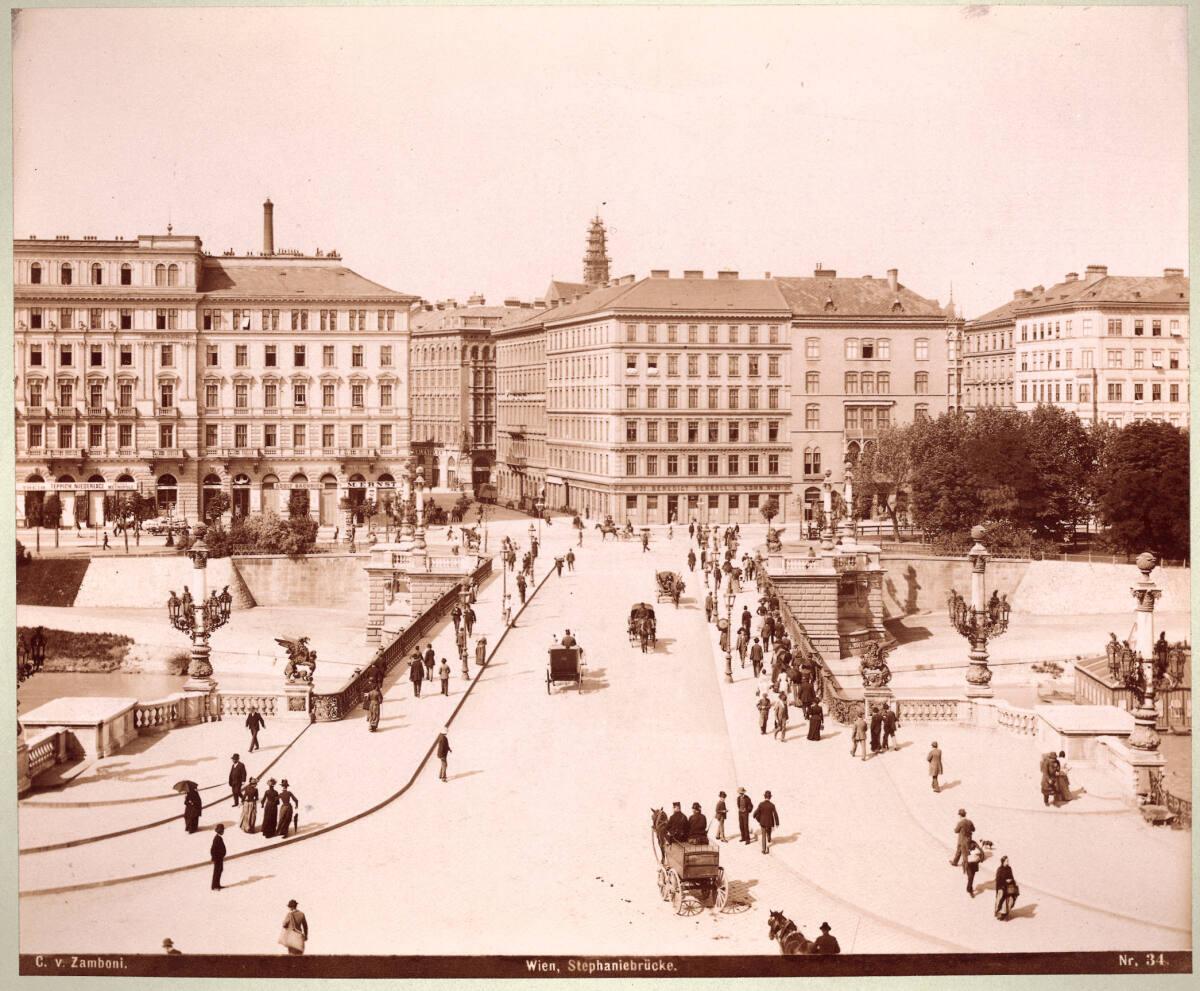 Carl von Zamboni, Wien, Stephaniebrücke, Inv. Nr.: FotoGLV2000/10849