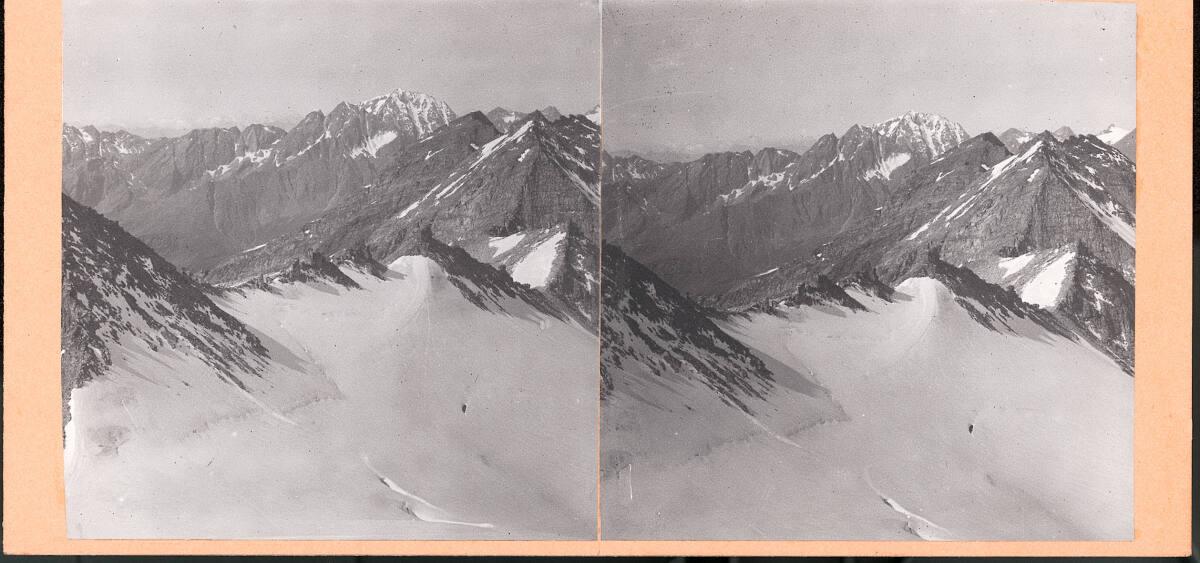 Albert Edler von Obermayer, Vom Sonnblick auf den Petzeck, Inv. Nr.: FotoGLV2000/17385