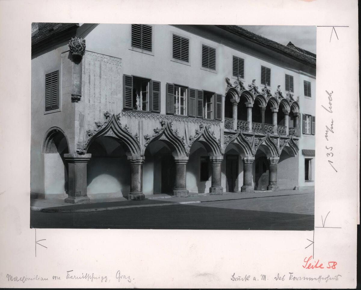 Maximilian von Karnitschnigg, Das Kornmesserhaus in Bruck an der Mur, Inv. Nr.: FotoLS2000/1415