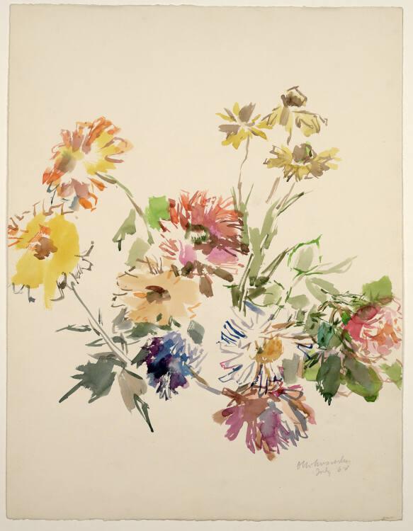 Oskar Kokoschka, Herbstblumen, Inv. Nr.: 44590