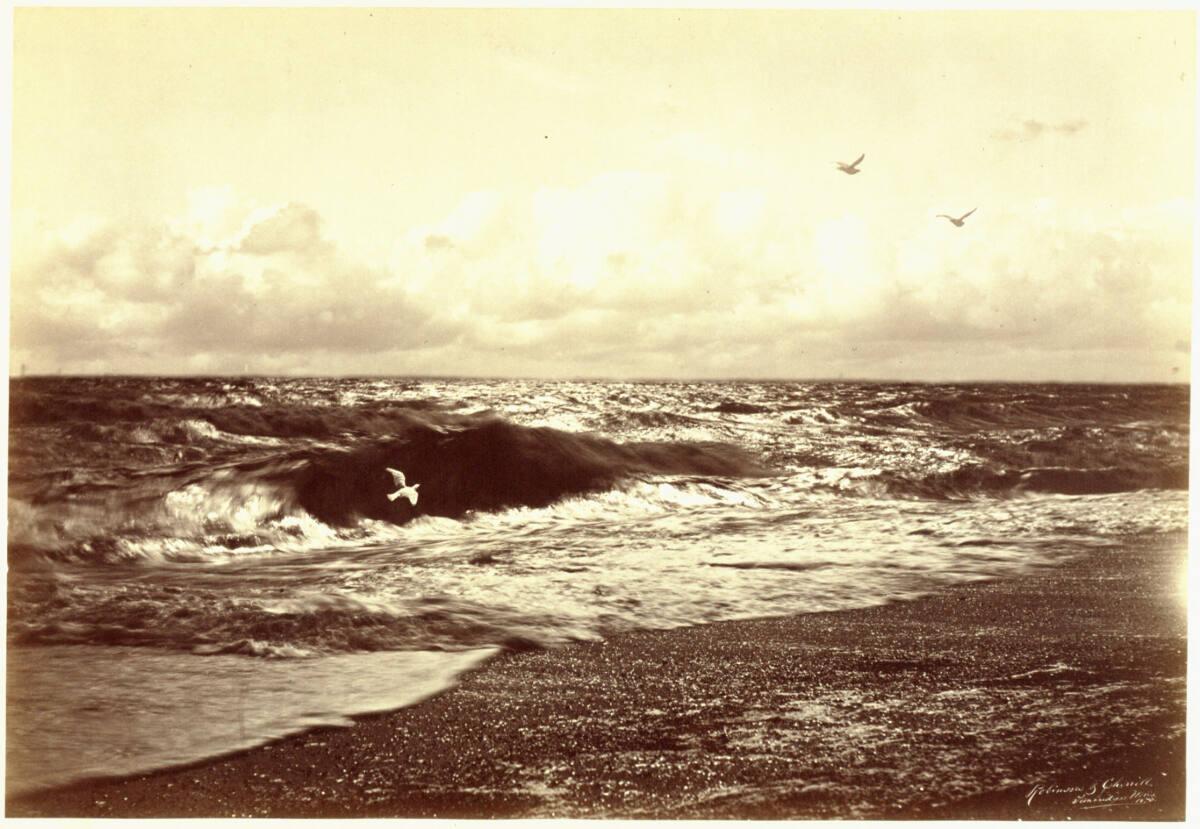 Henry Peach Robinson, Nelson King Cherrill, An des Meeres Klippenstrand, Inv. Nr.: FotoGLV2000/…