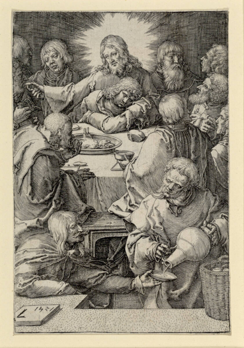 Das letzte Abendmahl, Lucas van Leyden, 1521