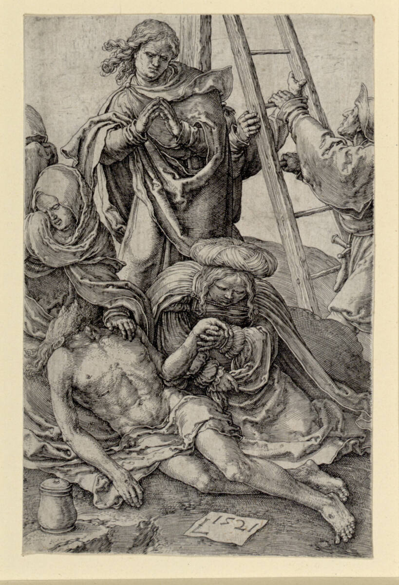 Kreuzabnahme, Lucas van Leyden, 1521