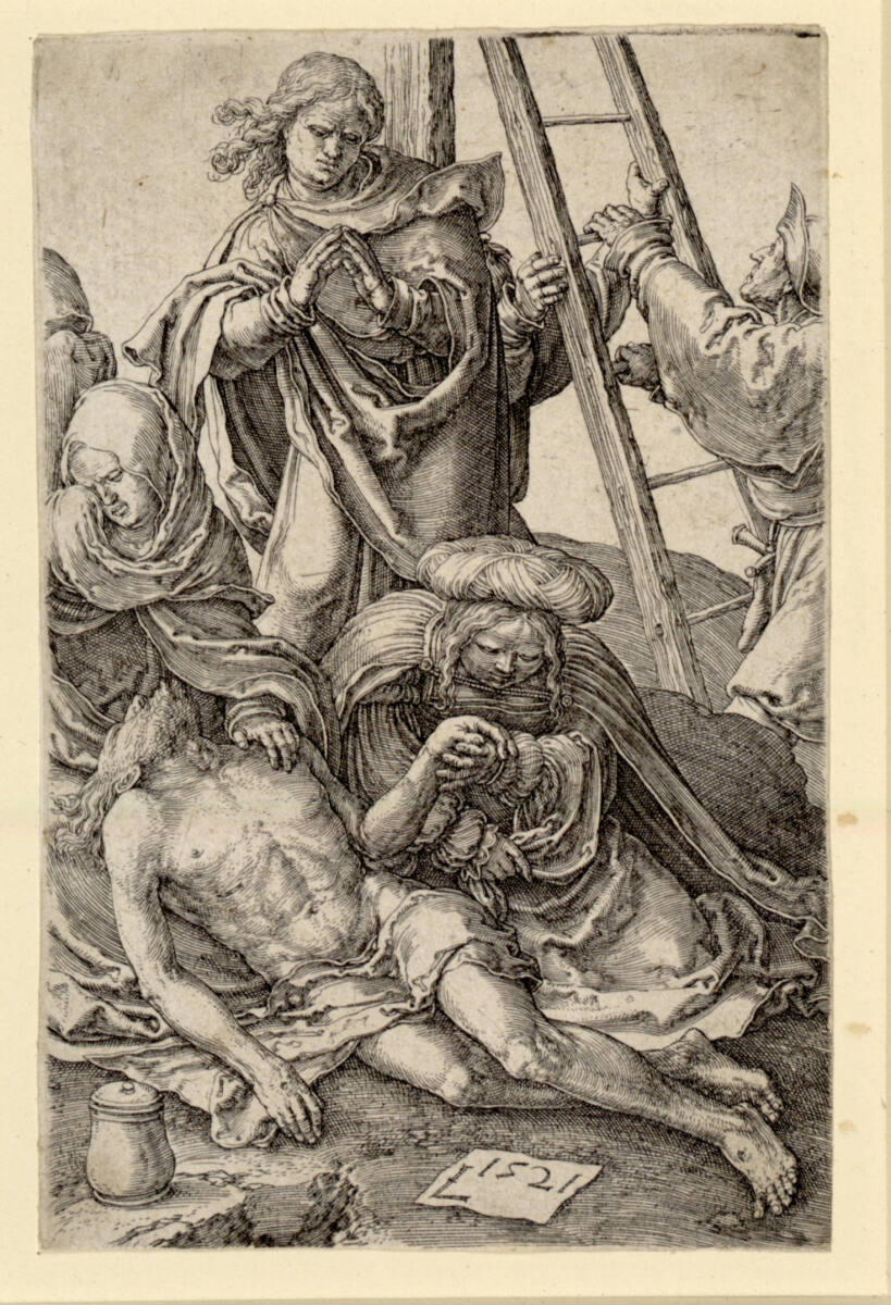 Kreuzabnahme, Lucas van Leyden, 1521