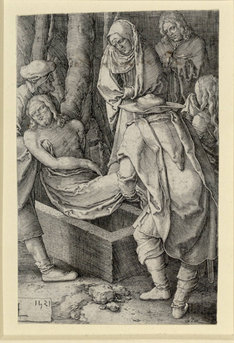 Grablegung, Lucas van Leyden, 1521