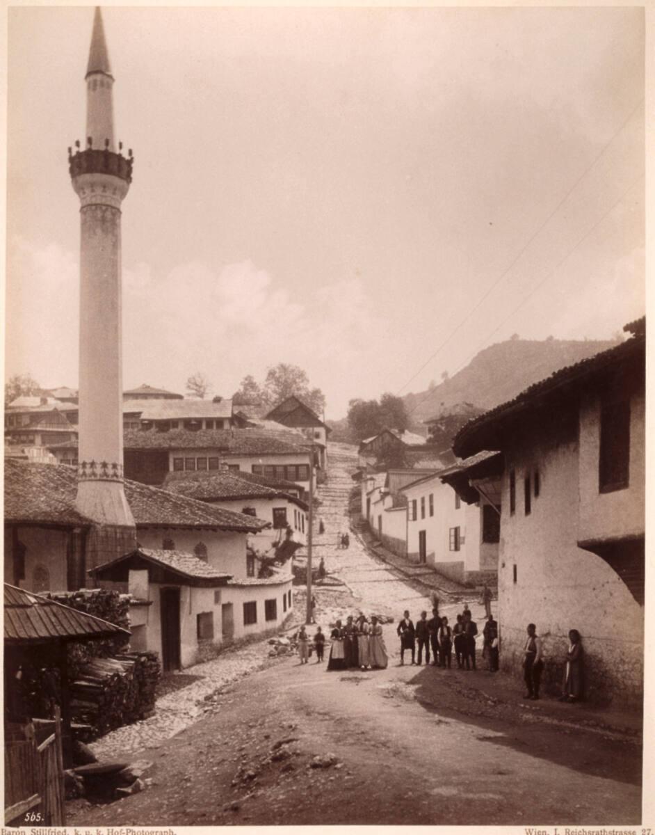 Raimund Stillfried von Rathenitz, Straßenbild in Sarajevo, Inv. Nr.: Foto2002/34/5