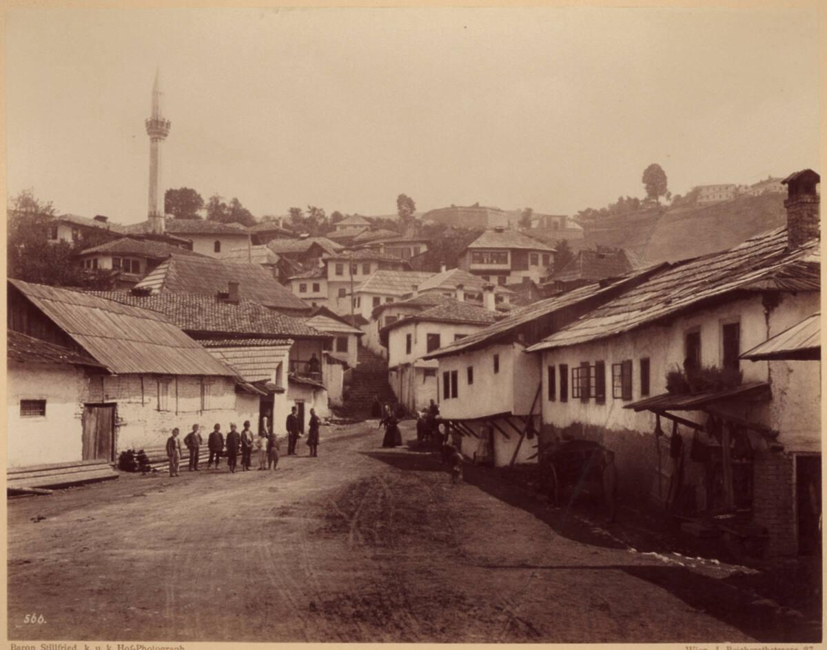 Raimund Stillfried von Rathenitz, Straßenbild in Sarajevo, Inv. Nr.: Foto2002/34/6