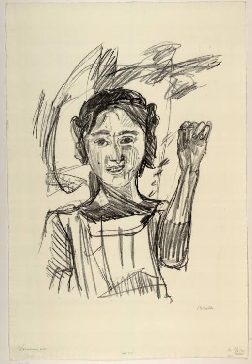 Oskar Kokoschka, Die Griechin, Inv. Nr.: DG1923/610