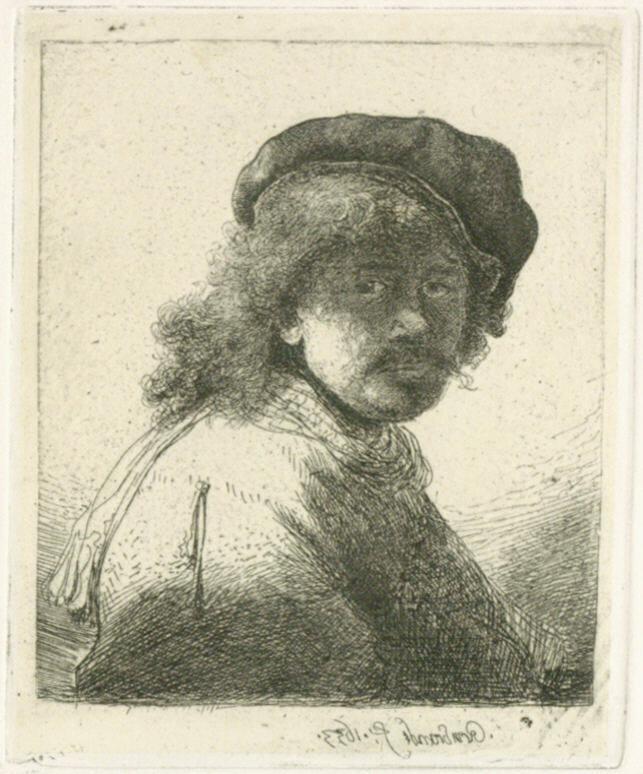 Paul Pretsch, Selbstporträt von Rembrandt, Inv. Nr.: Foto2002/37/14