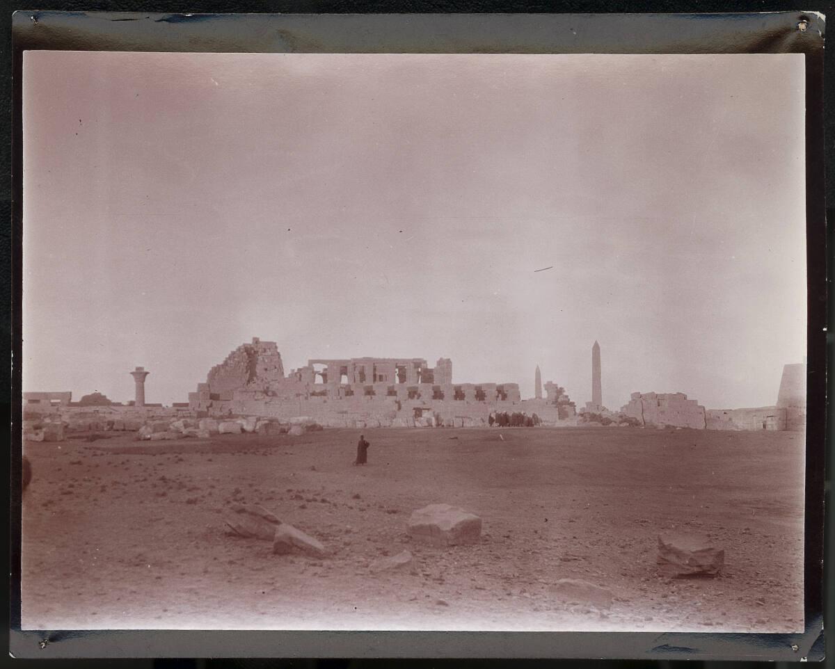 Anonym, Luxor, Geamtansicht des Amon-Tempel in Karnak, Inv. Nr.: FotoGLV2000/8196