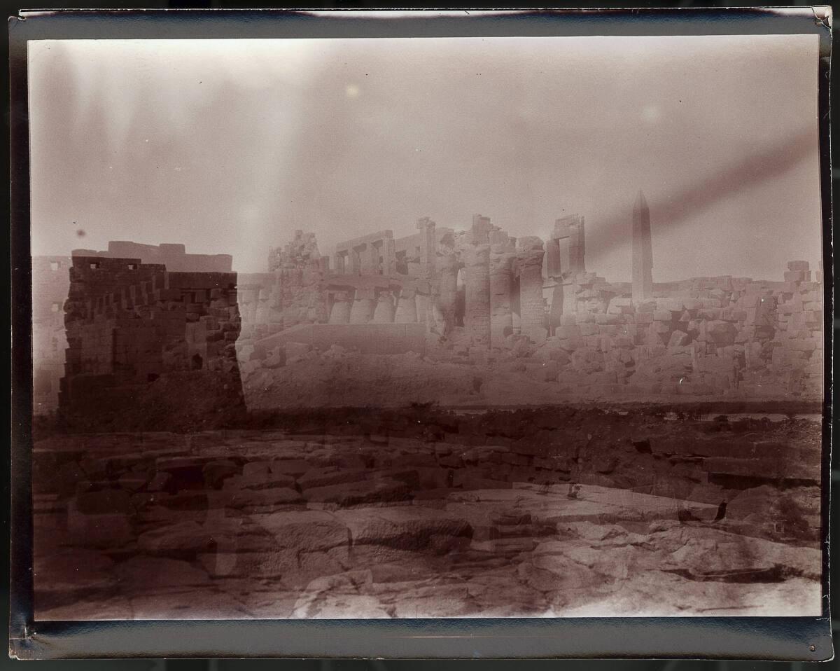 Anonym, Luxor - Karnak, großer Säulensaal, Inv. Nr.: FotoGLV2000/8200