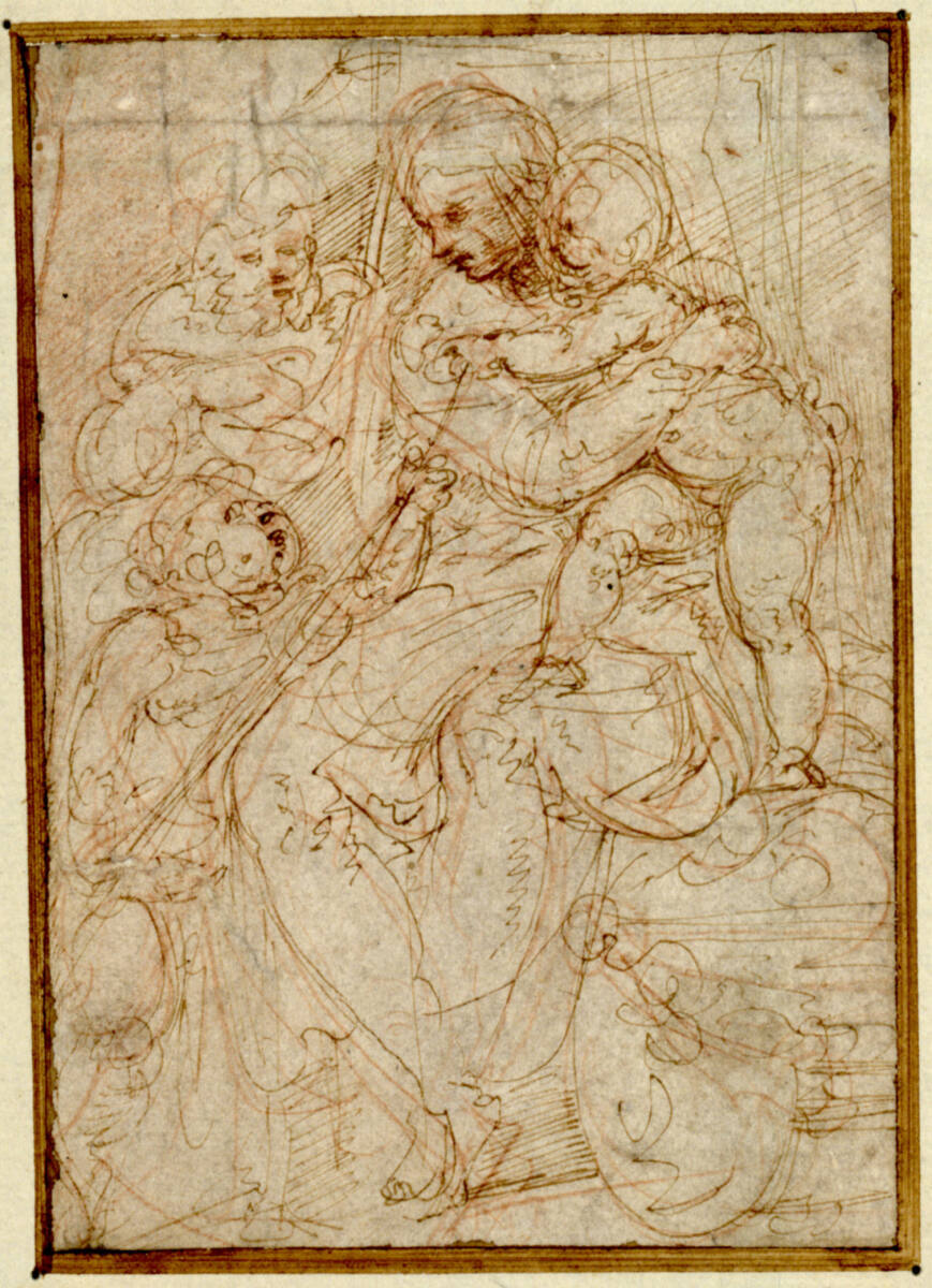 Heilige Familie mit dem Johannesknaben, Battista Franco Veneziano