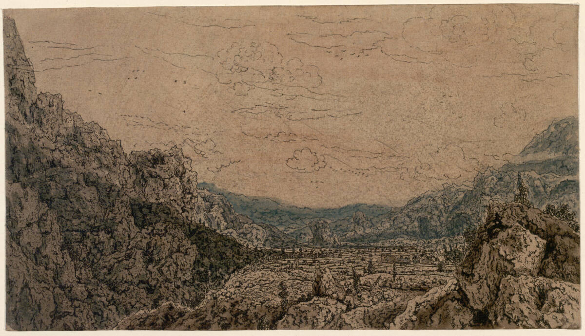 Das von Bergen umgebene Tal, Hercules Seghers