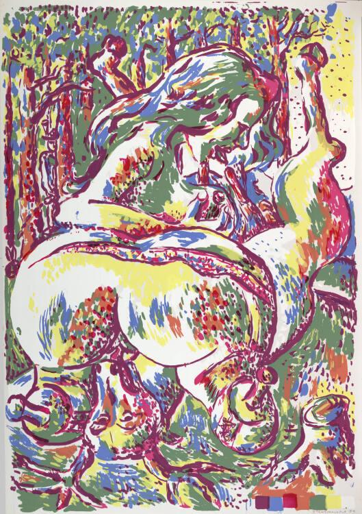 Otto Muehl, Ohne Titel, Inv. Nr.: DG1990/178/7