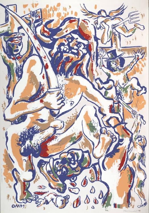 Otto Muehl, Ohne Titel, Inv. Nr.: DG1990/178/8
