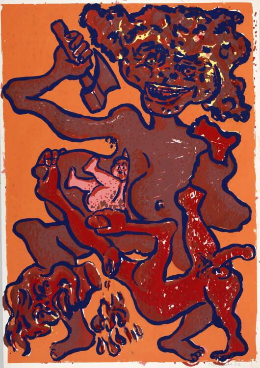 Otto Muehl, Ohne Titel, Inv. Nr.: DG1990/178/10