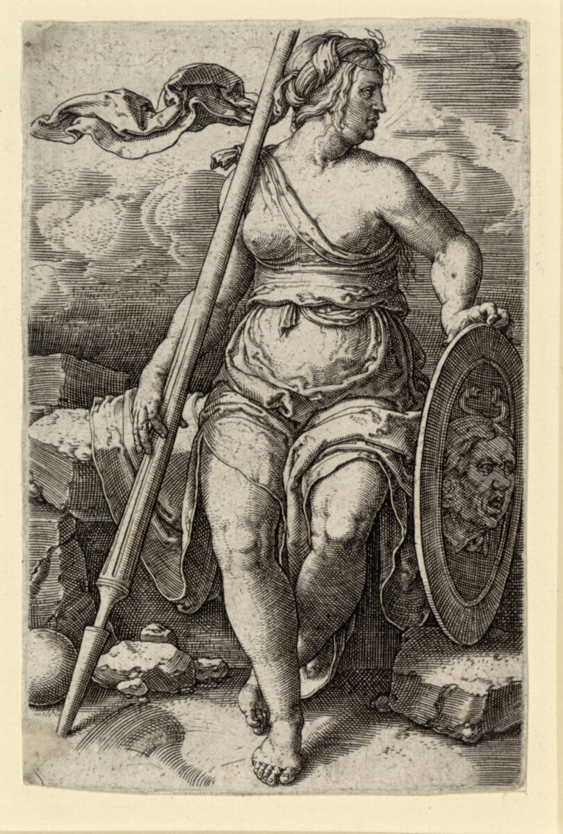 Pallas Athene, Lucas van Leyden