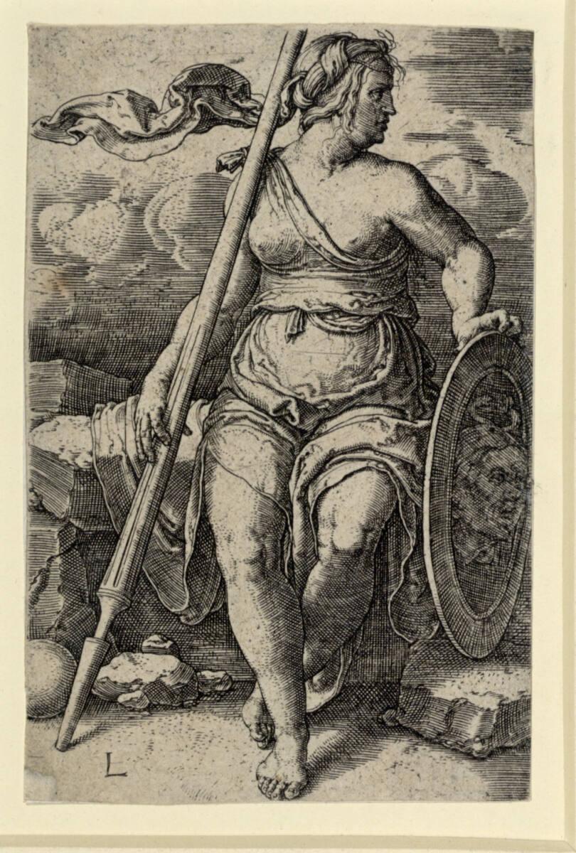 Lucas Hugensz. van Leyden, Pallas Athene, Inv. Nr.: DG1926/2039