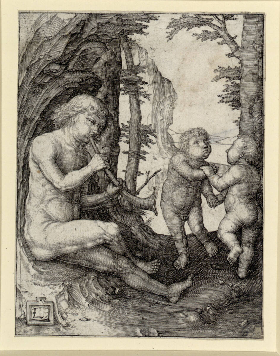 Knabe mit Trompete, Lucas van Leyden