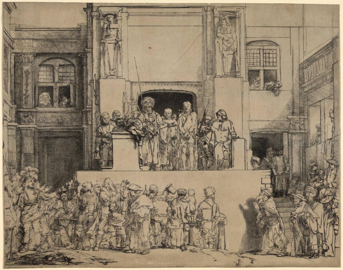 Rembrandt Harmensz. van Rijn, Ecce Homo, Inv. Nr.: DG1926/1649