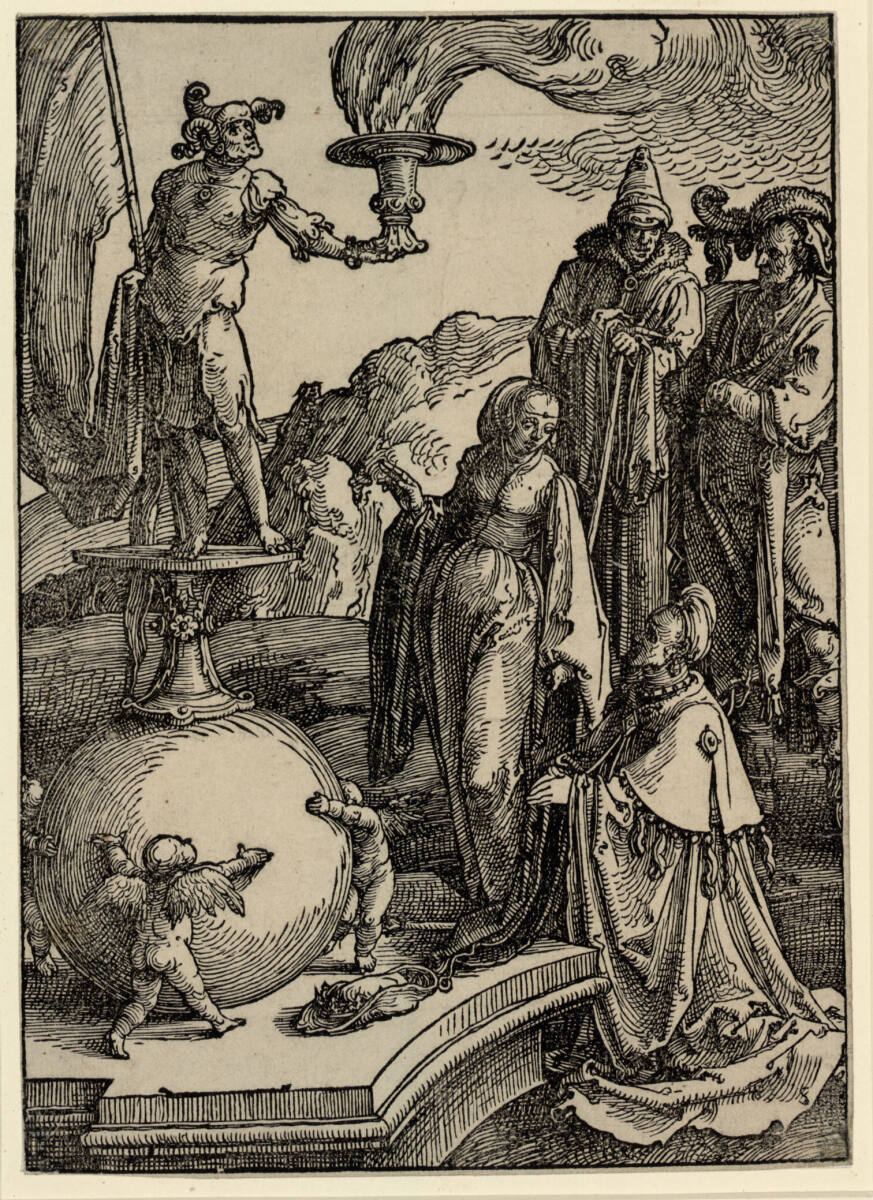 Salomos Götzendienst, Lucas van Leyden