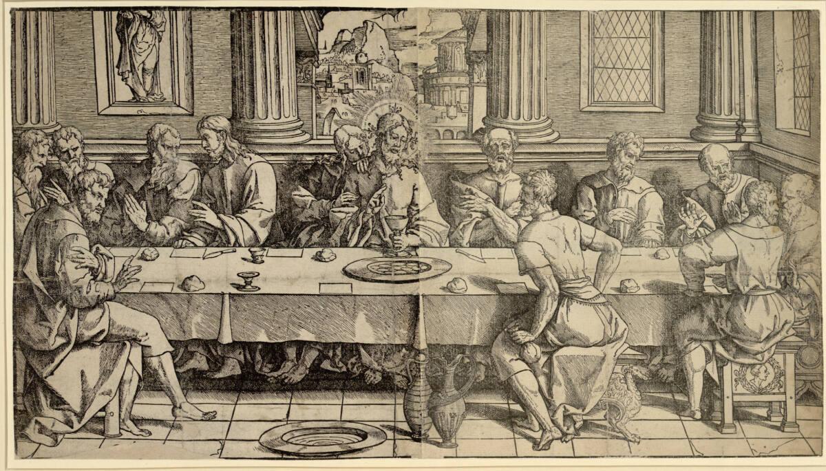 Cornelis Anthonisz Teunissen, Das letzte Abendmahl, Inv. Nr.: DG1949/424
