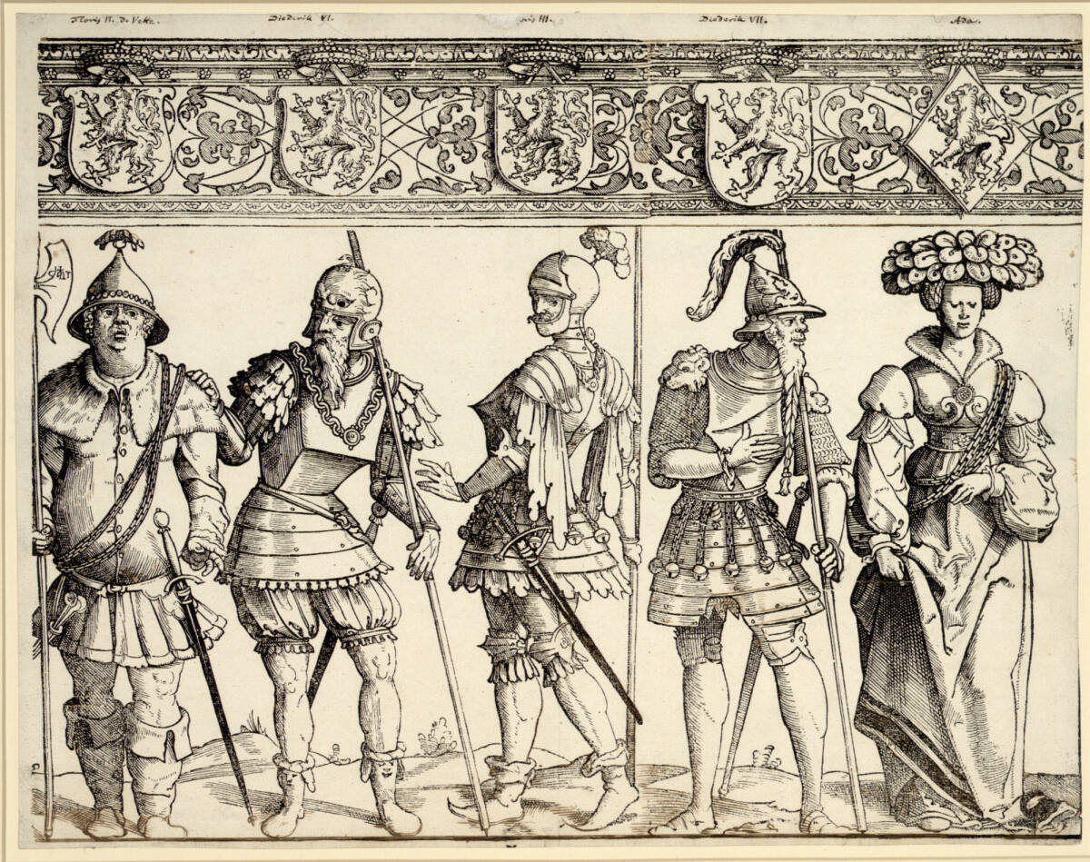 Die Grafen von Flandern, Cornelis Anthonisz, 16th century