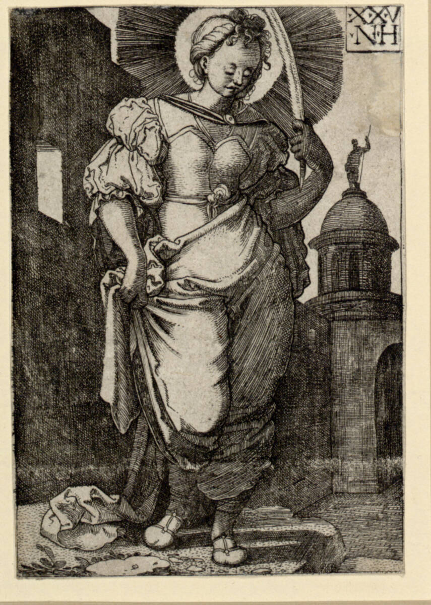 Heilige Barbara, Nikolaus Hogenberg, 1525