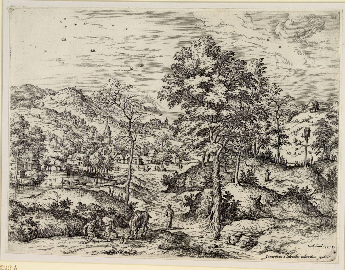 Der gute Samariter, MatthijsCock, 1558