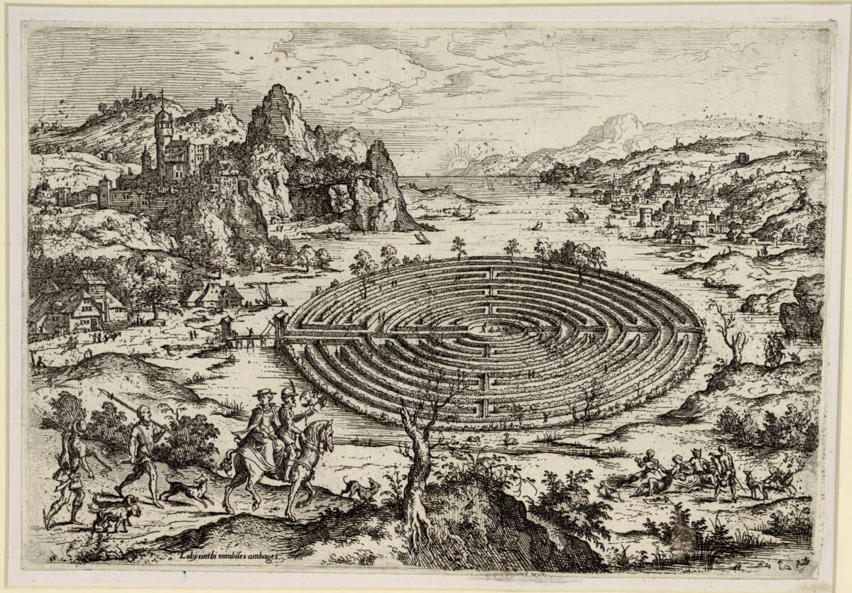 Das kretische Labyrinth, MatthijsCock, 1558