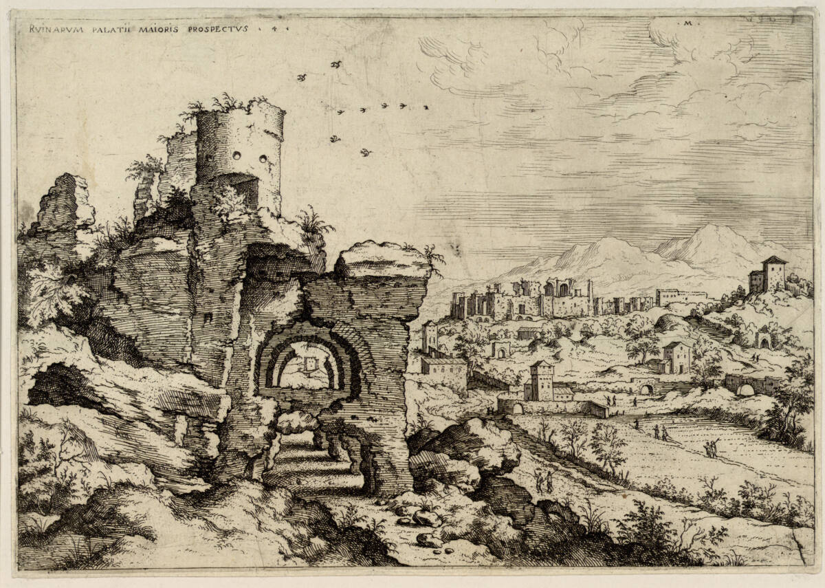 Ruinarum Palatii Maioris 4., Hieronymus Cock, 1550–1551