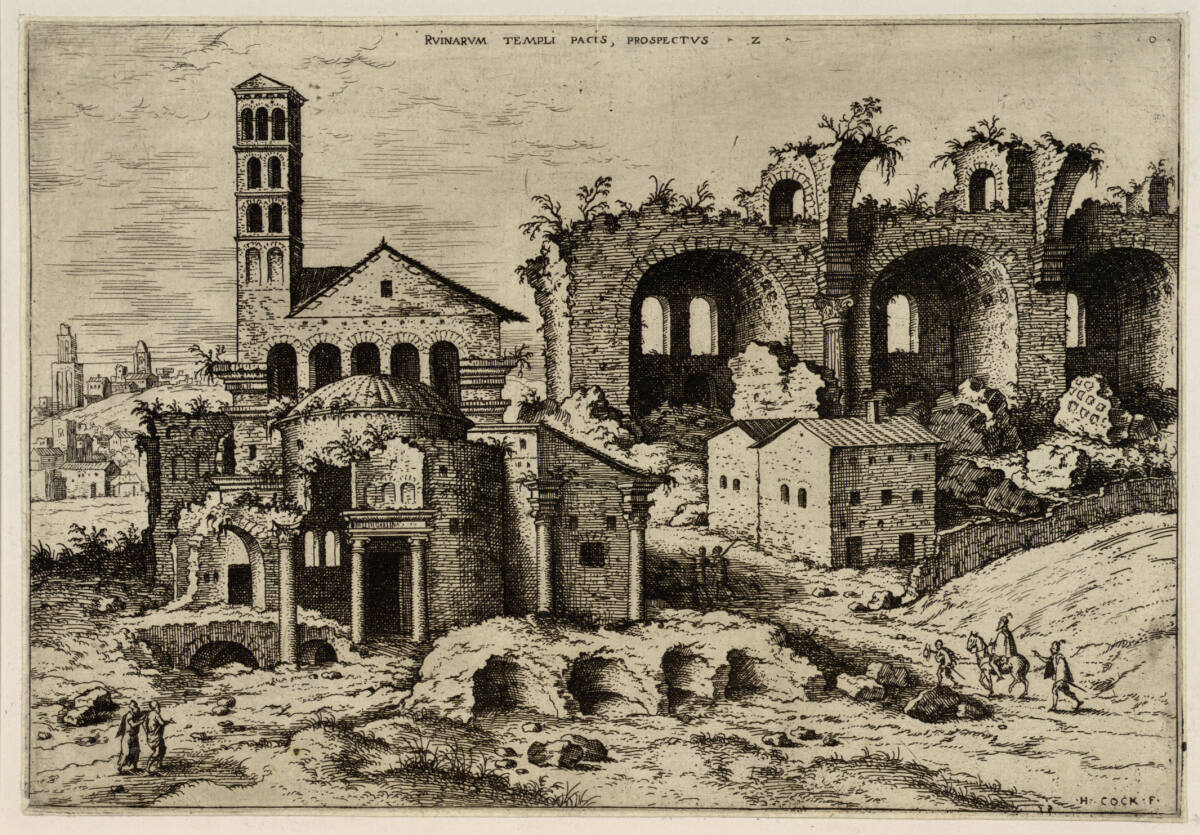 Ruinarum Templi Pacis. 2., Hieronymus Cock, 1550–1551