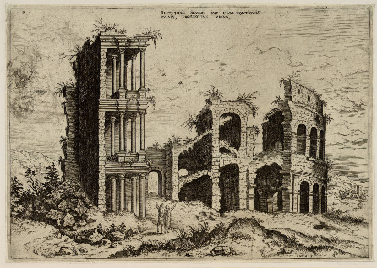 Septizonii Severi ... Ruines, Hieronymus Cock, 1550–1551