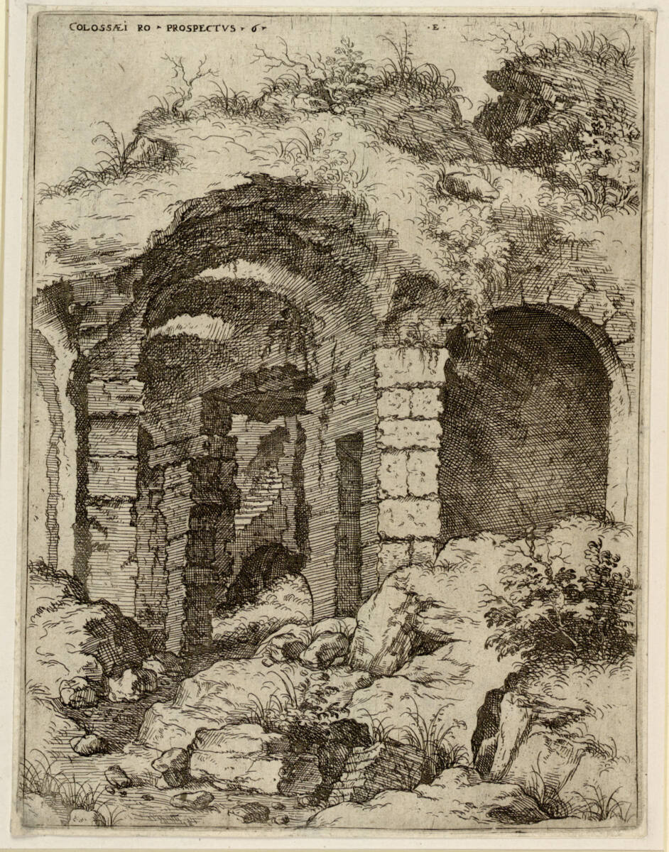 Colossaei Ro Prospectus 6., Hieronymus Cock, 1550–1551